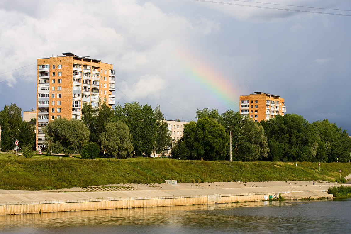радуга в городе