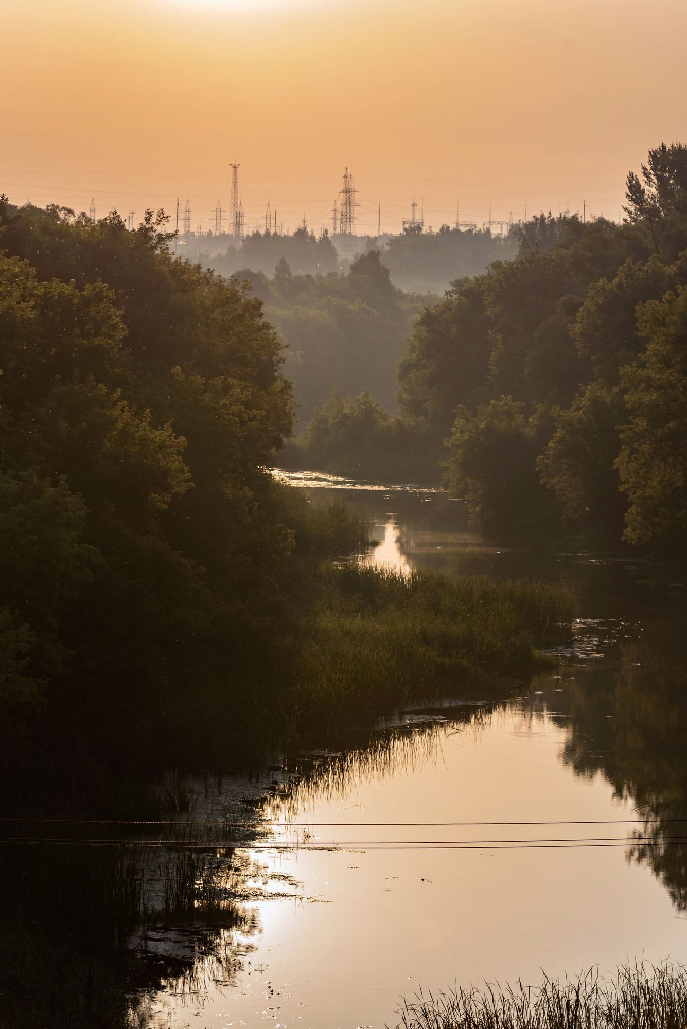 На реке
