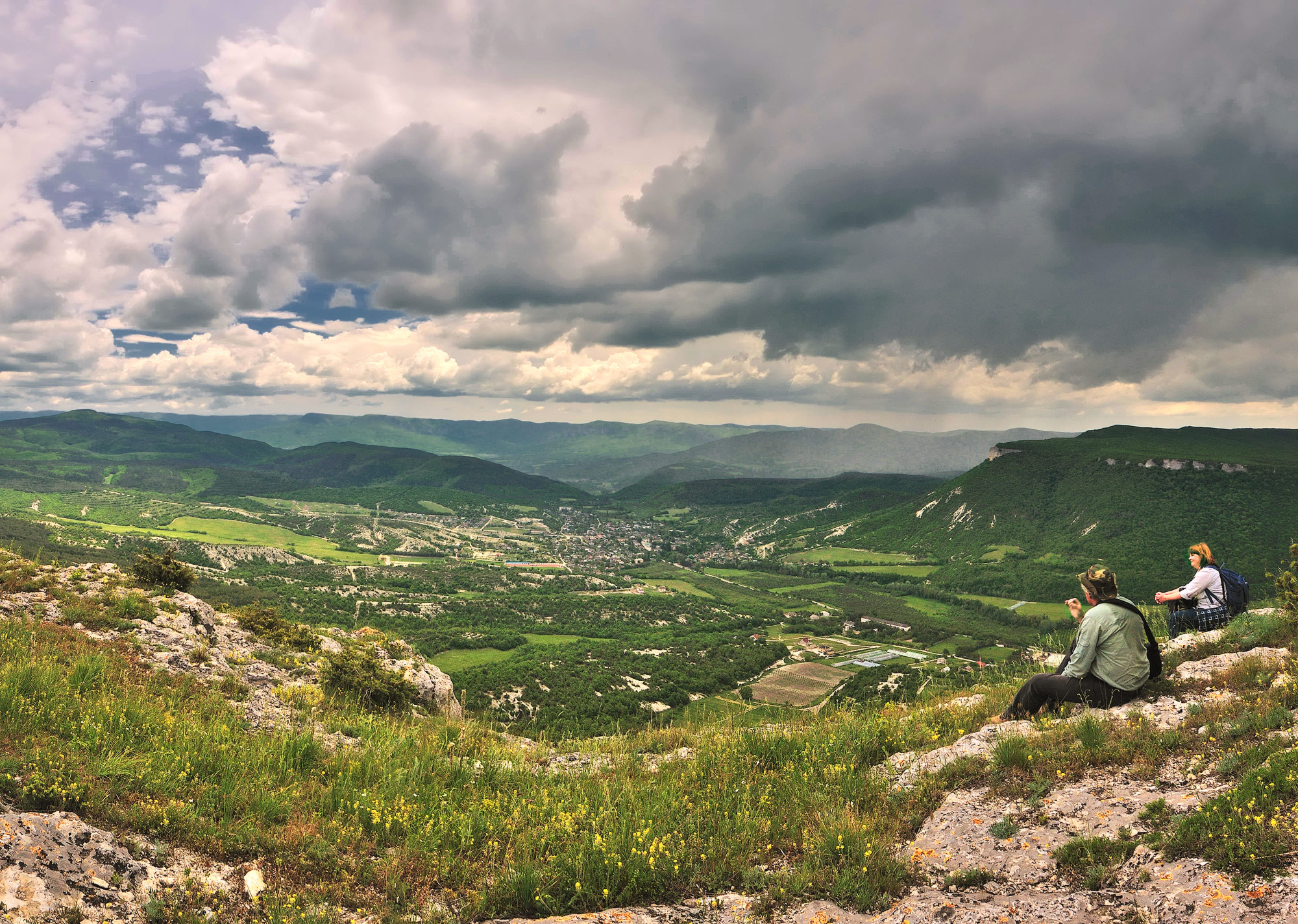 Фотографы у цели.
