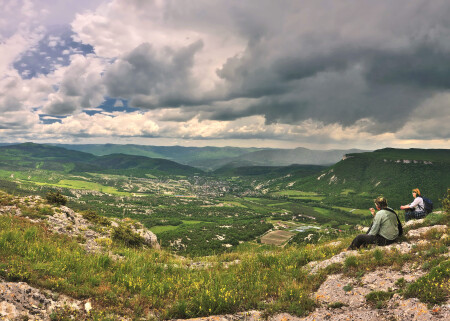 Фотографы у цели.