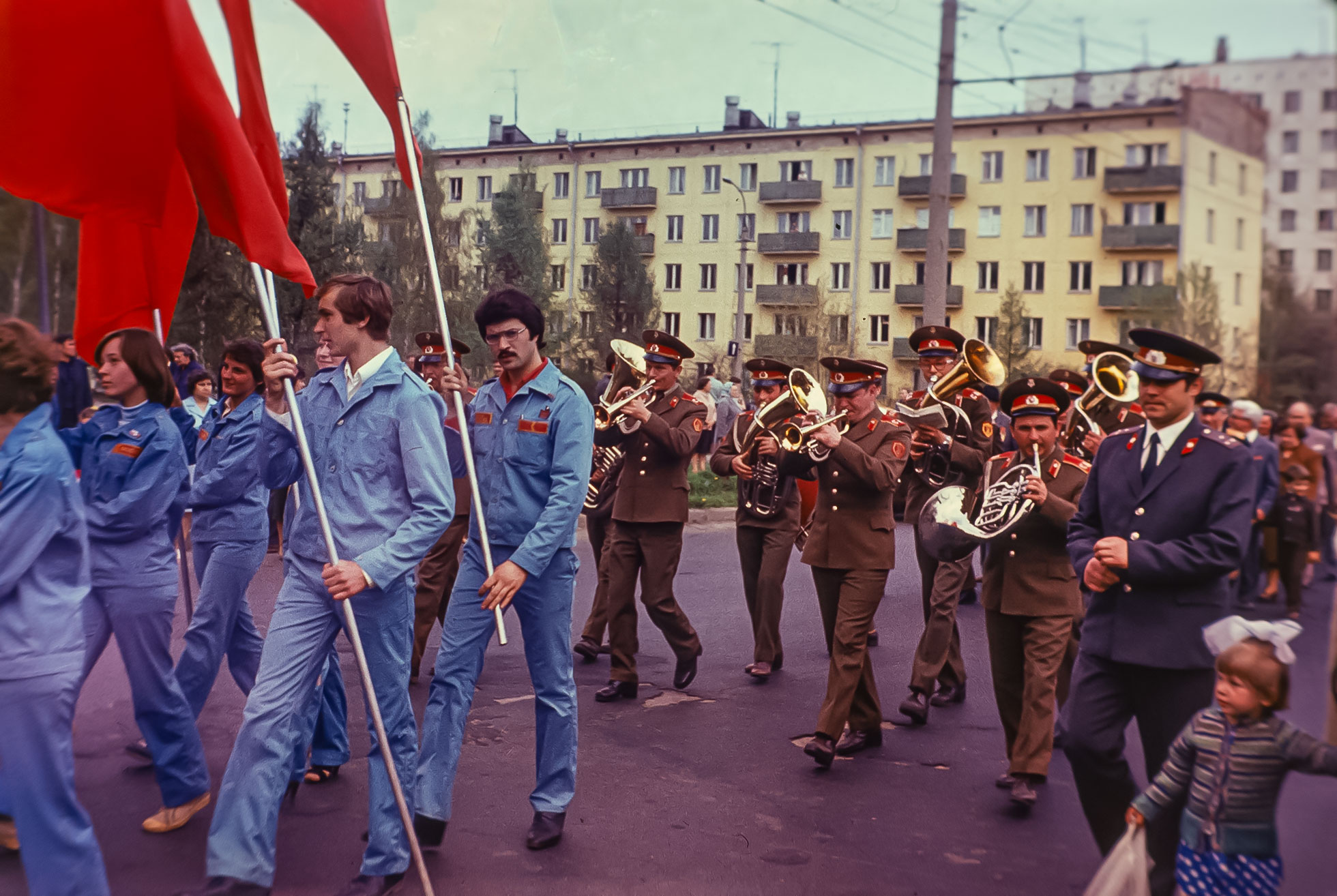 1 мая 1981. Первомайская демонстрация трудящихся
