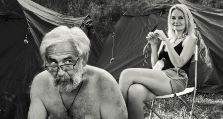 На солнечной поляночке