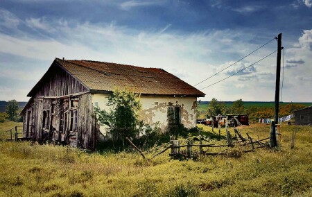 Разрушение деревни
