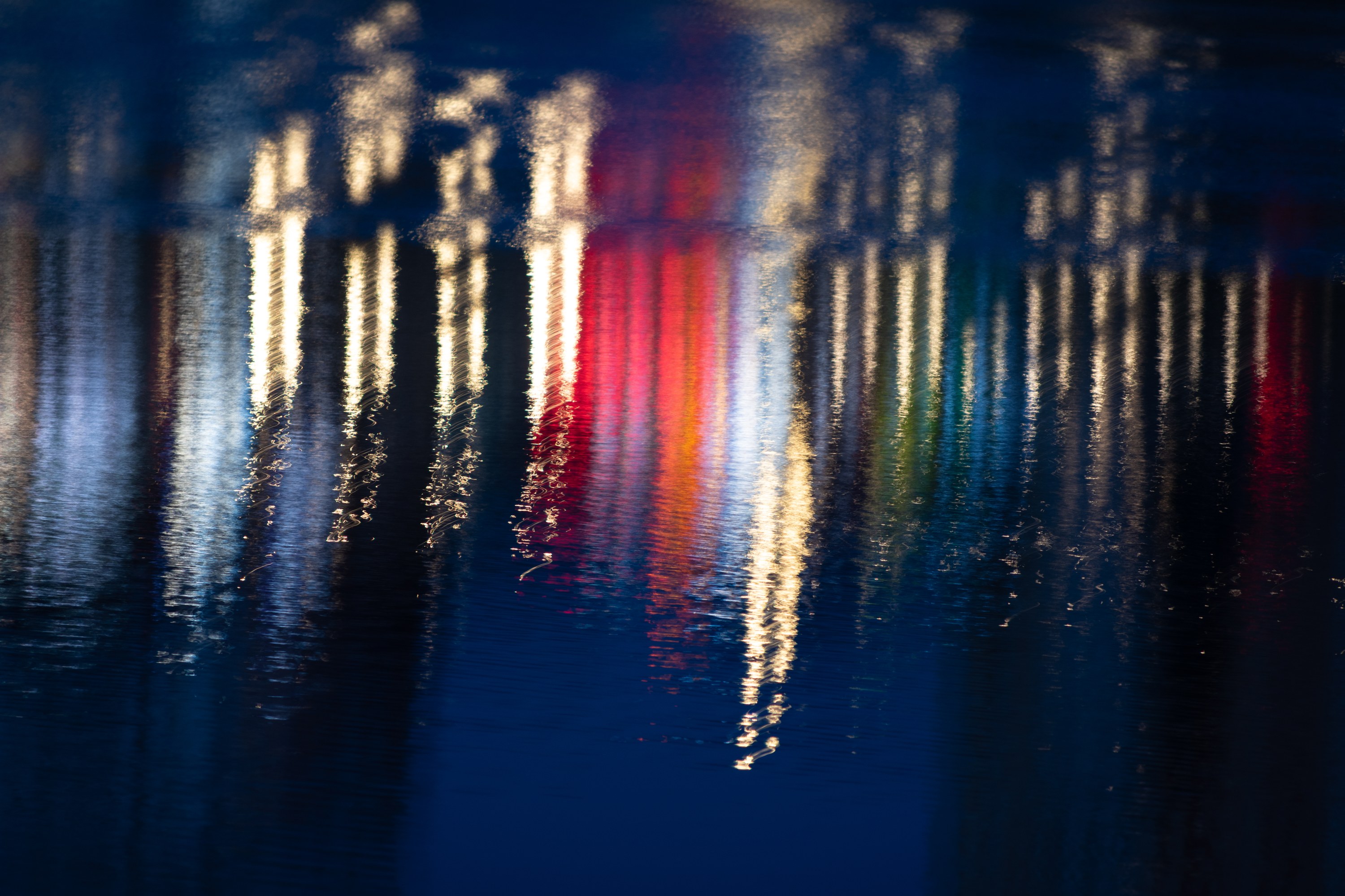 Lights in the water