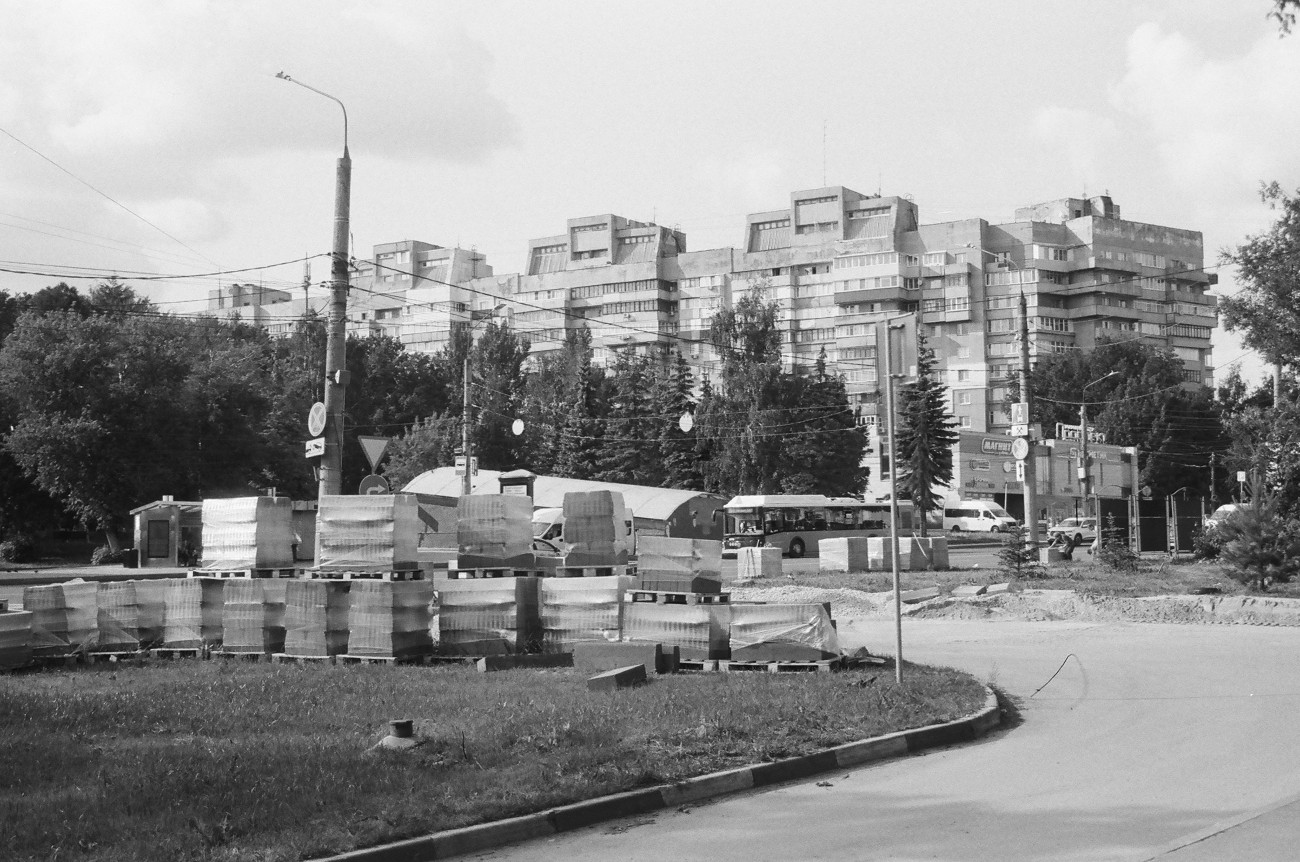 Городской пейзаж чб