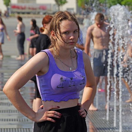 Взгляд из фонтана