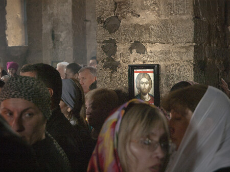 Праздник в храме на горе Шоана. КЧР