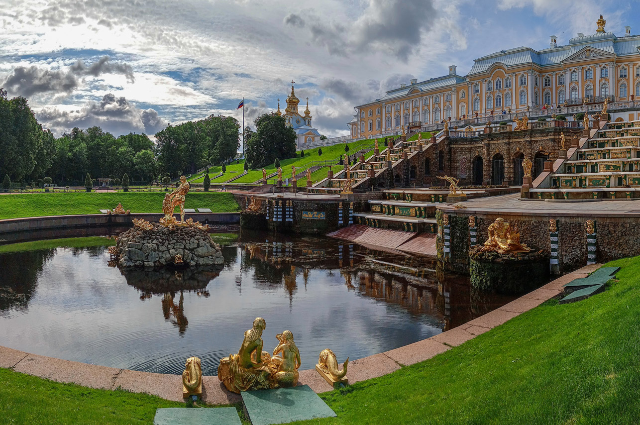 Петергоф. Фонтаны без фонтанов.