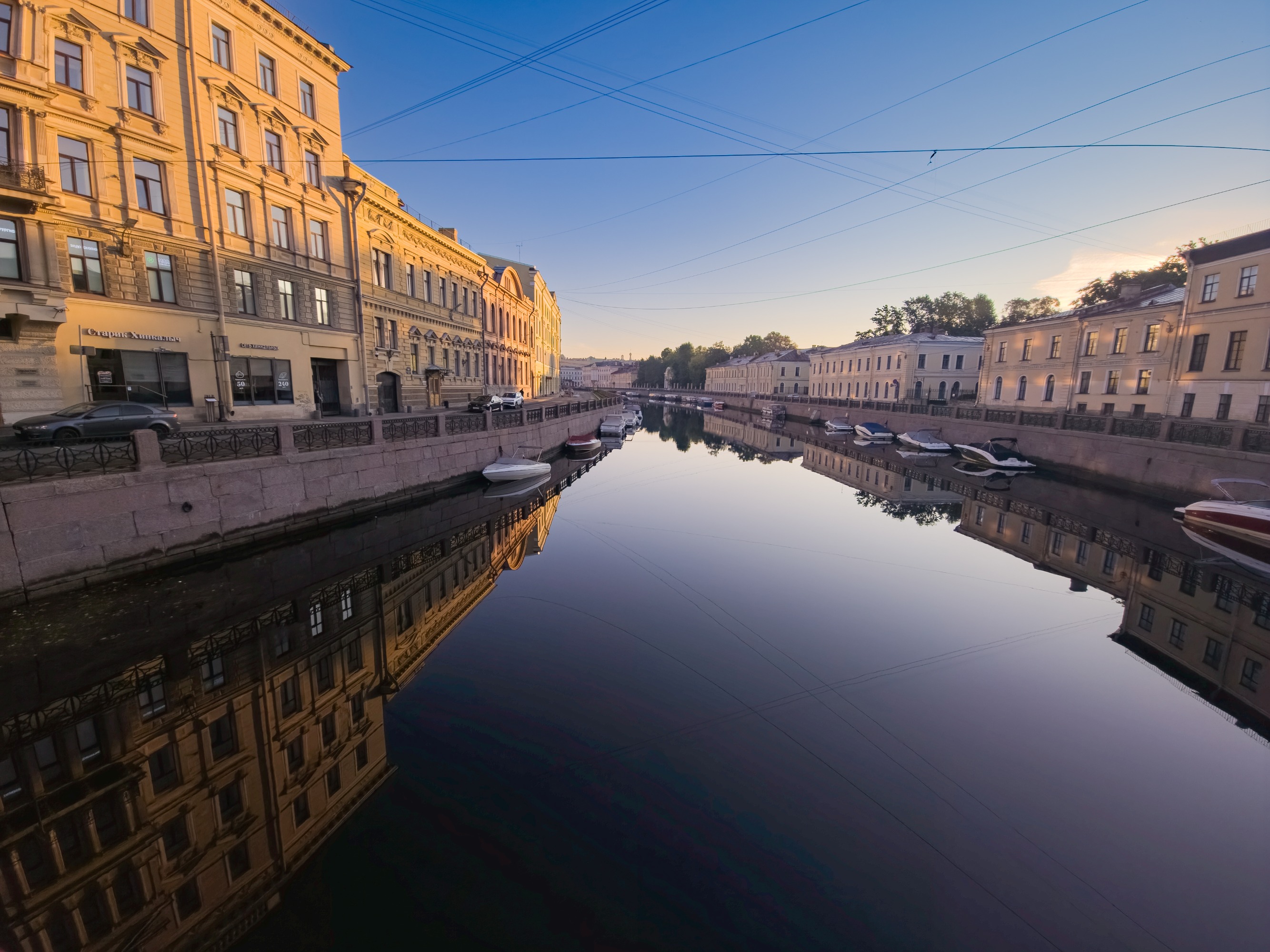 Утро на Мойке СПБ.