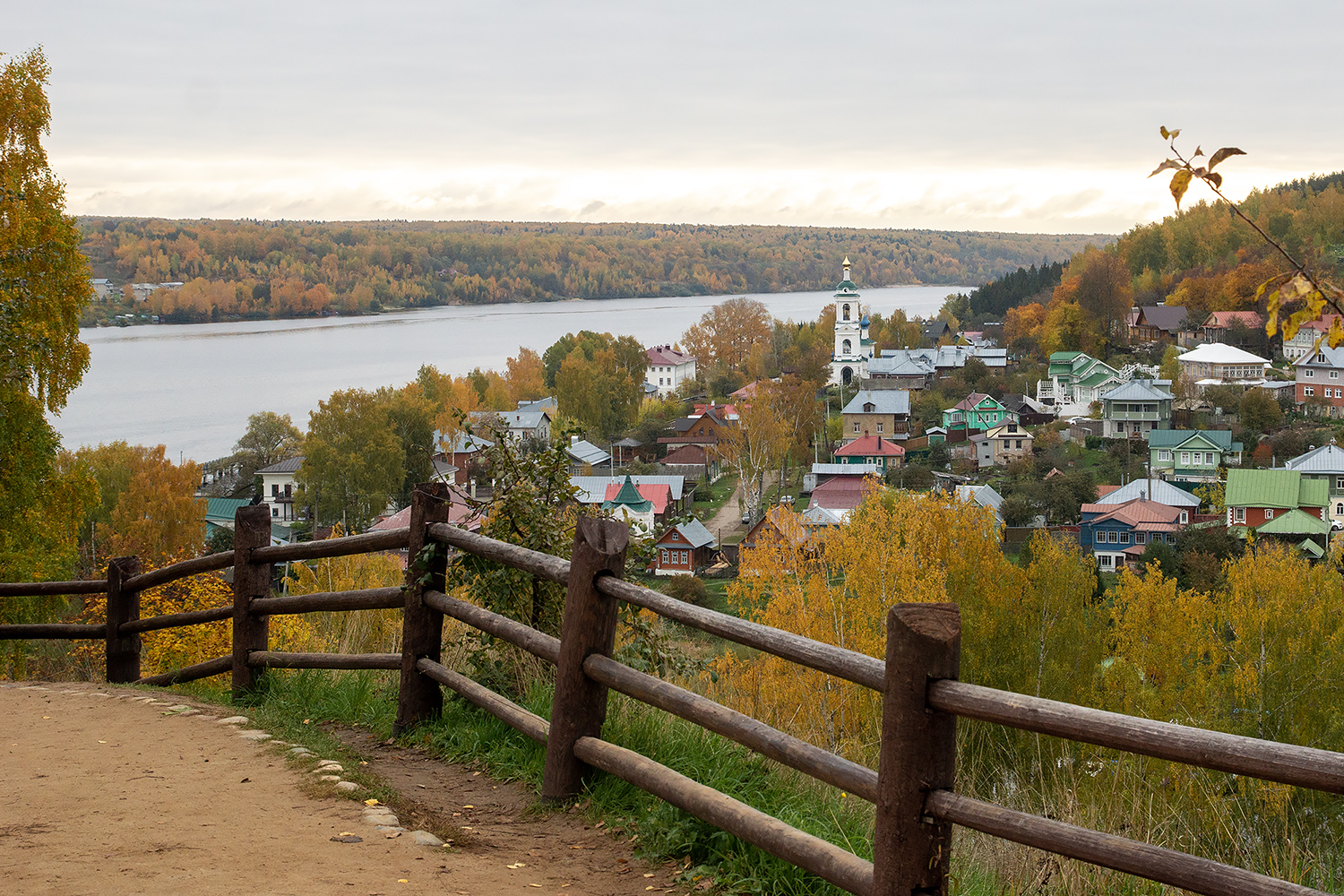 Плёс.Смотровая площадка