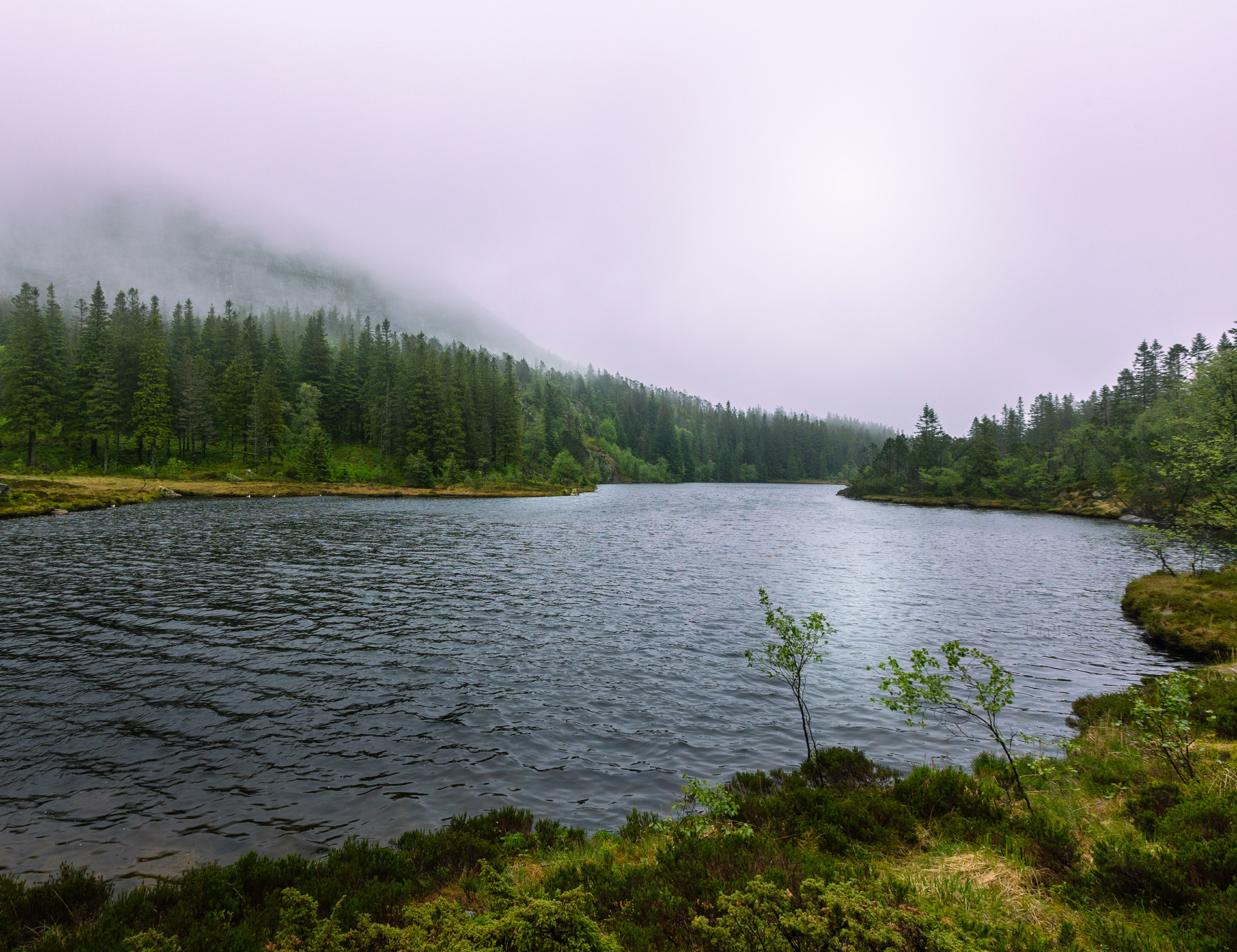 Озеро Blåmansvatnet