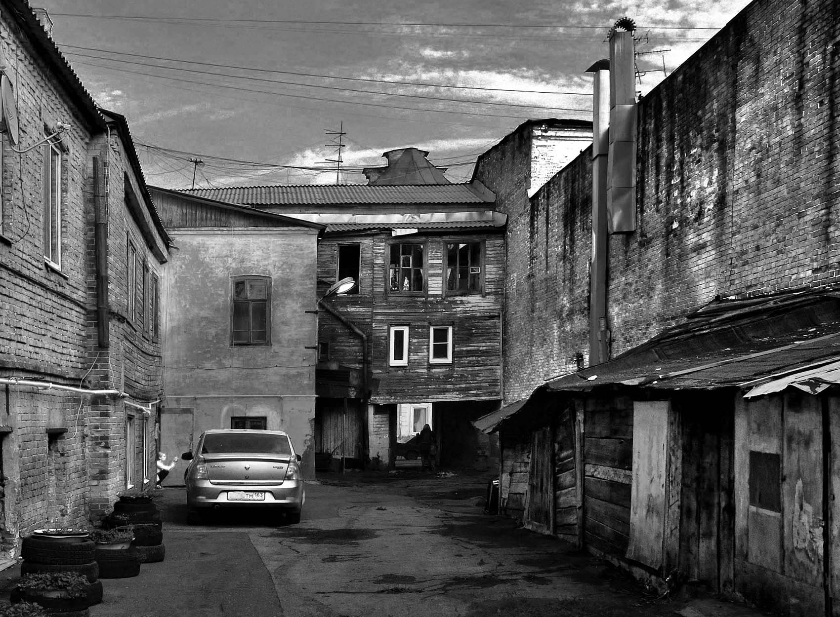 Трущобы...