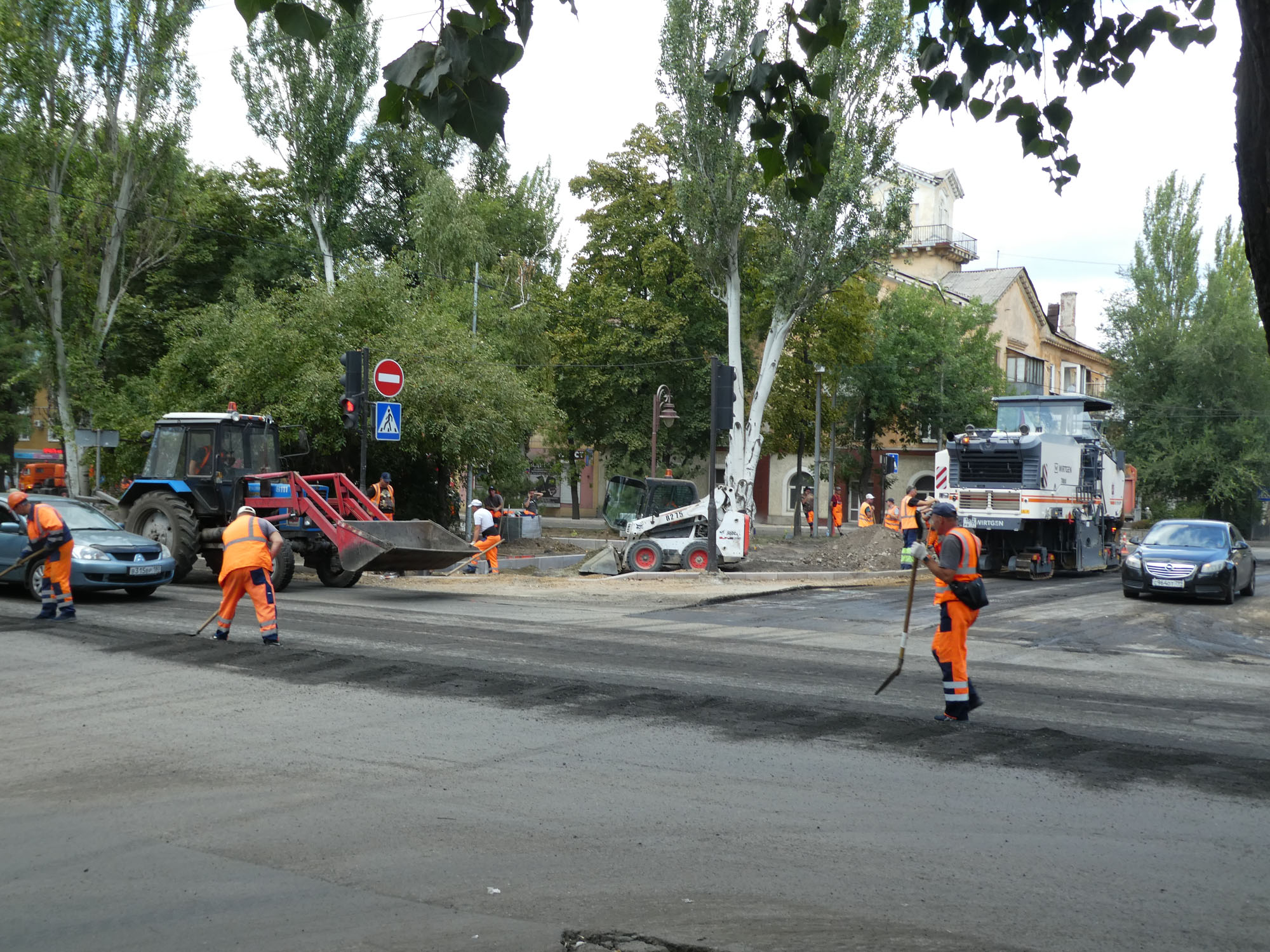 Реконструкция пр. Ильича в Донецке