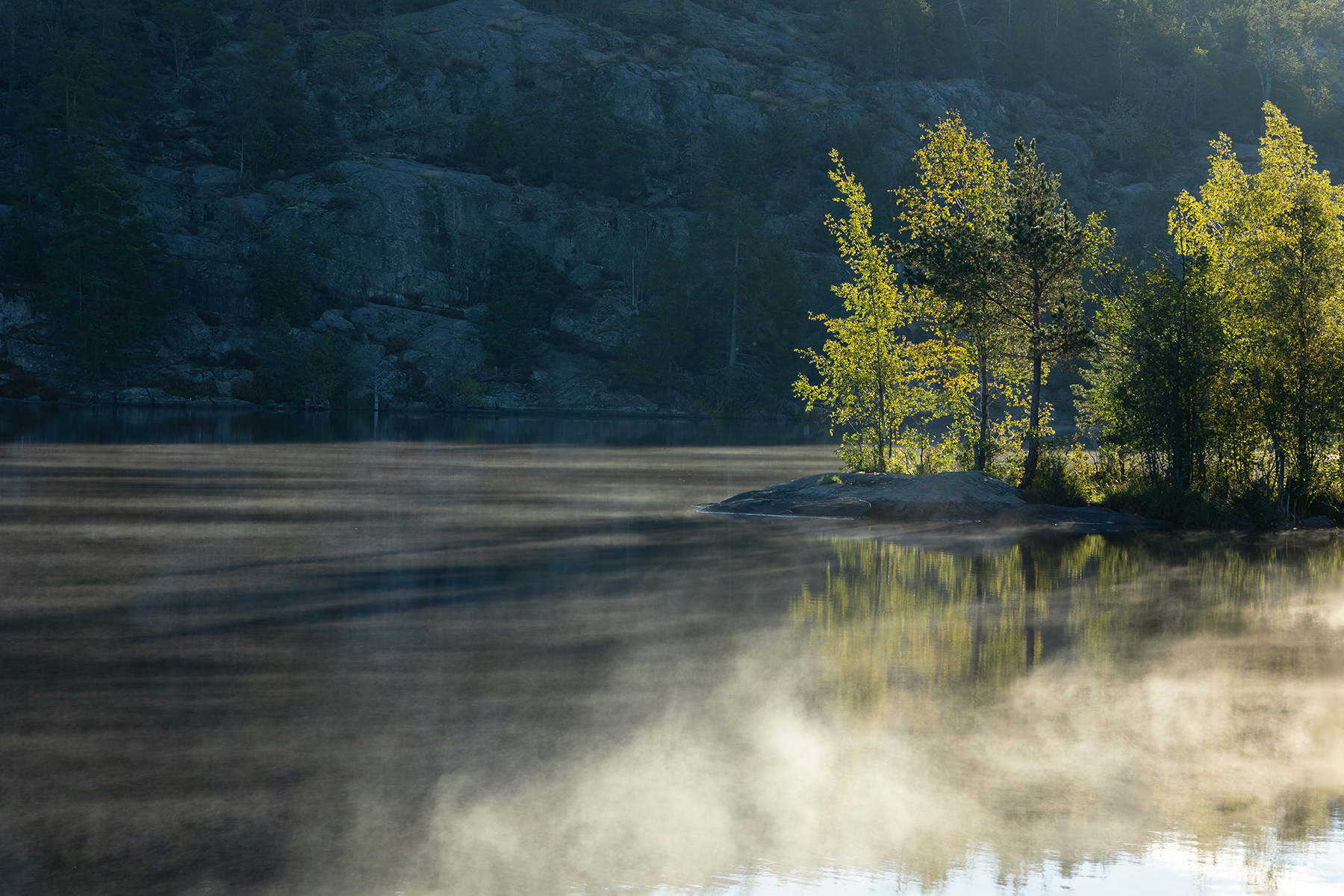 Källtorpssjön утром