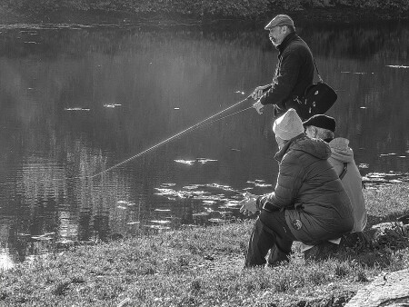 В ожидании улова.