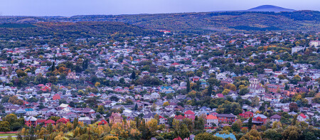 Осенний город.