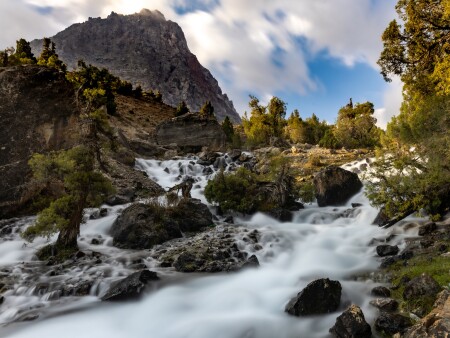 Утро в горах