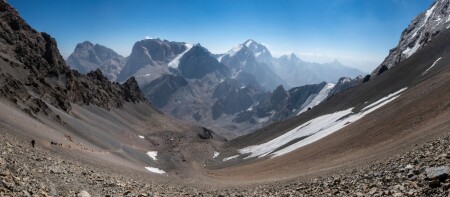 Панорама с перевала Чимтарга
