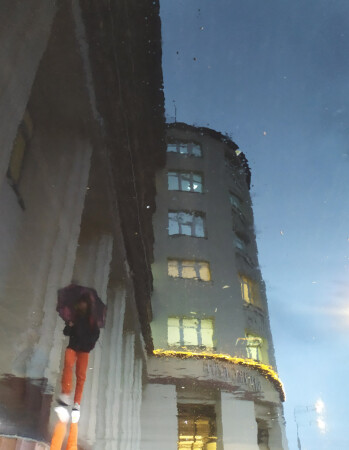 Отражения в лужах или современный импрессионизм