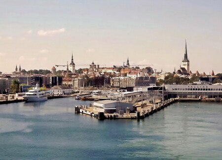 Вечер спускается над Таллинном