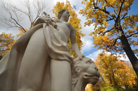 в осеннем Летнем Саду_СПб