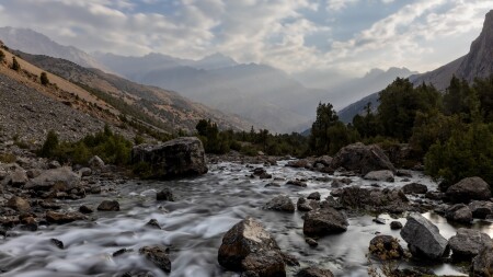 Утро в горах
