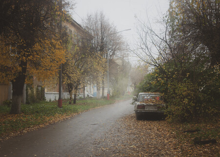 октябрь в городе