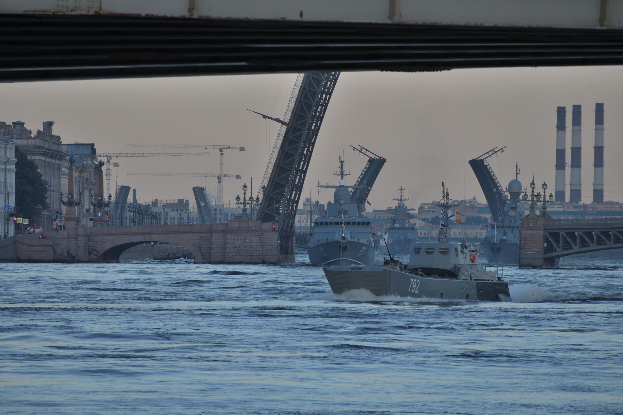 СПб. Репетиция парада на день ВМФ. 2024г.