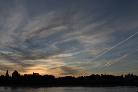 Закат в Великом Новгороде