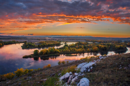 Закат на Иртышем