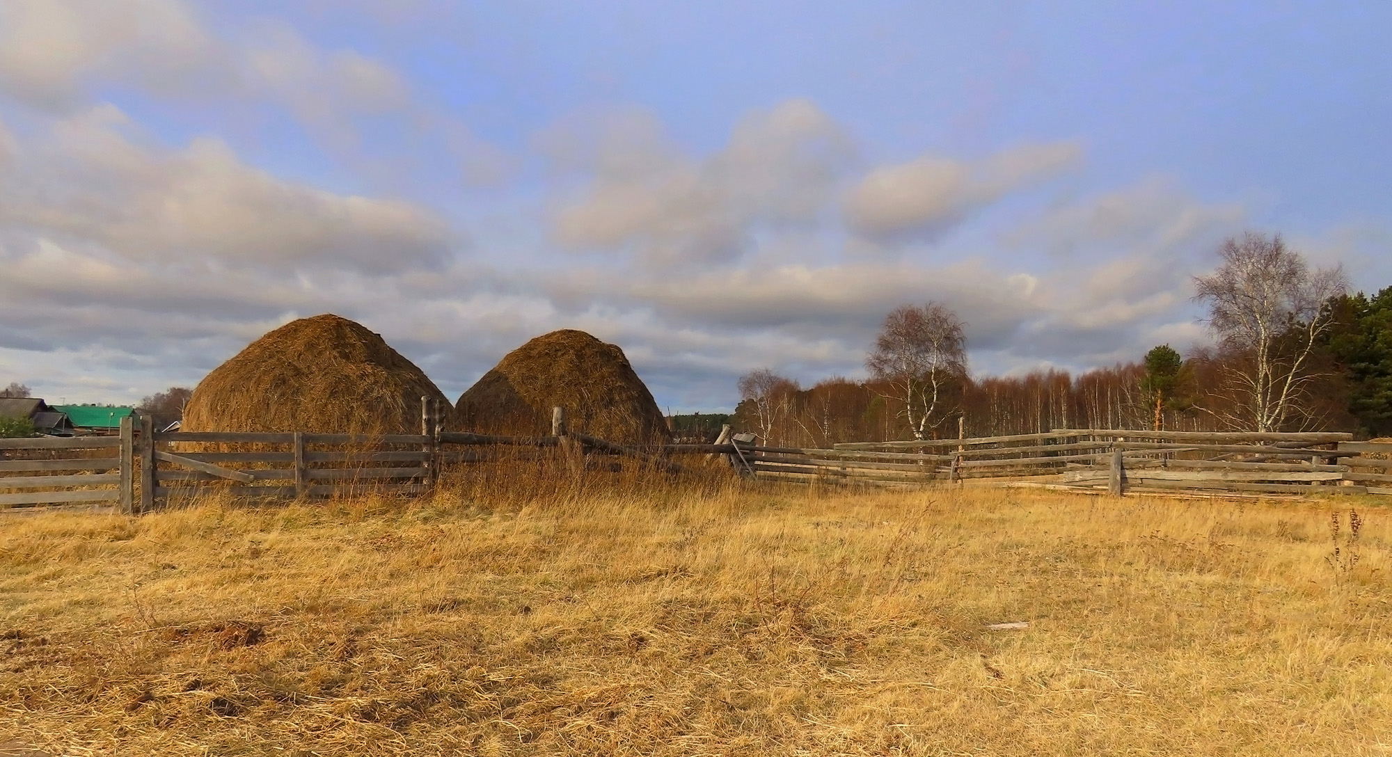 Деревенская осень