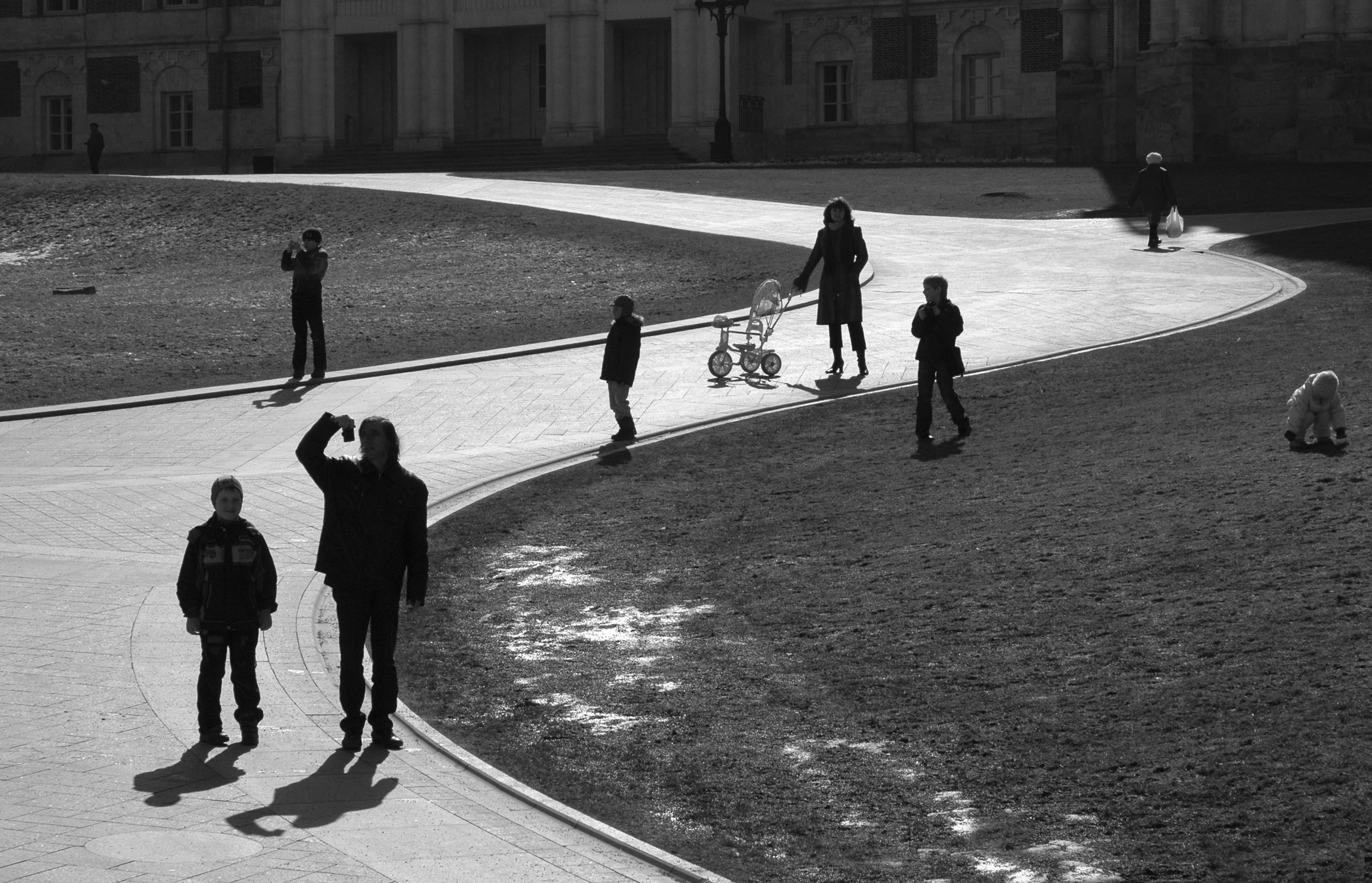 Солнечный день в Царицыно.