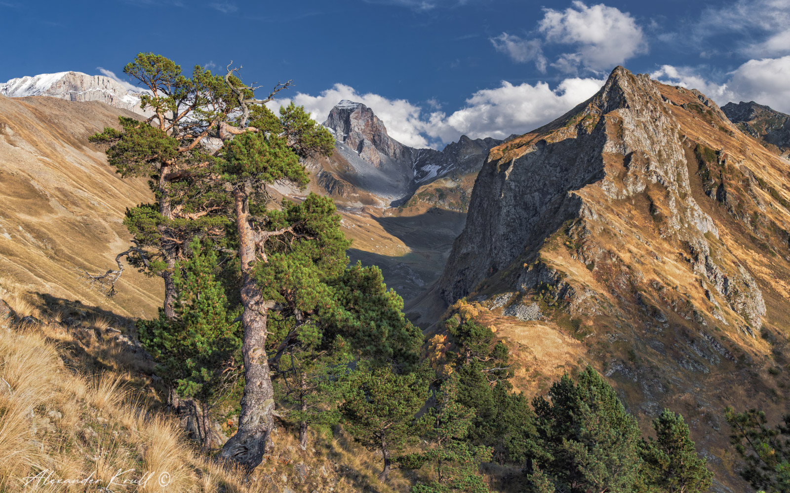 Ближе к вечеру в горах