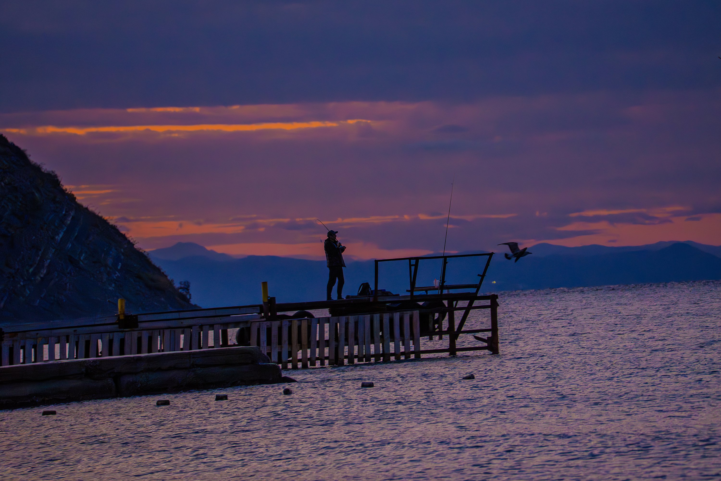 На рассвете