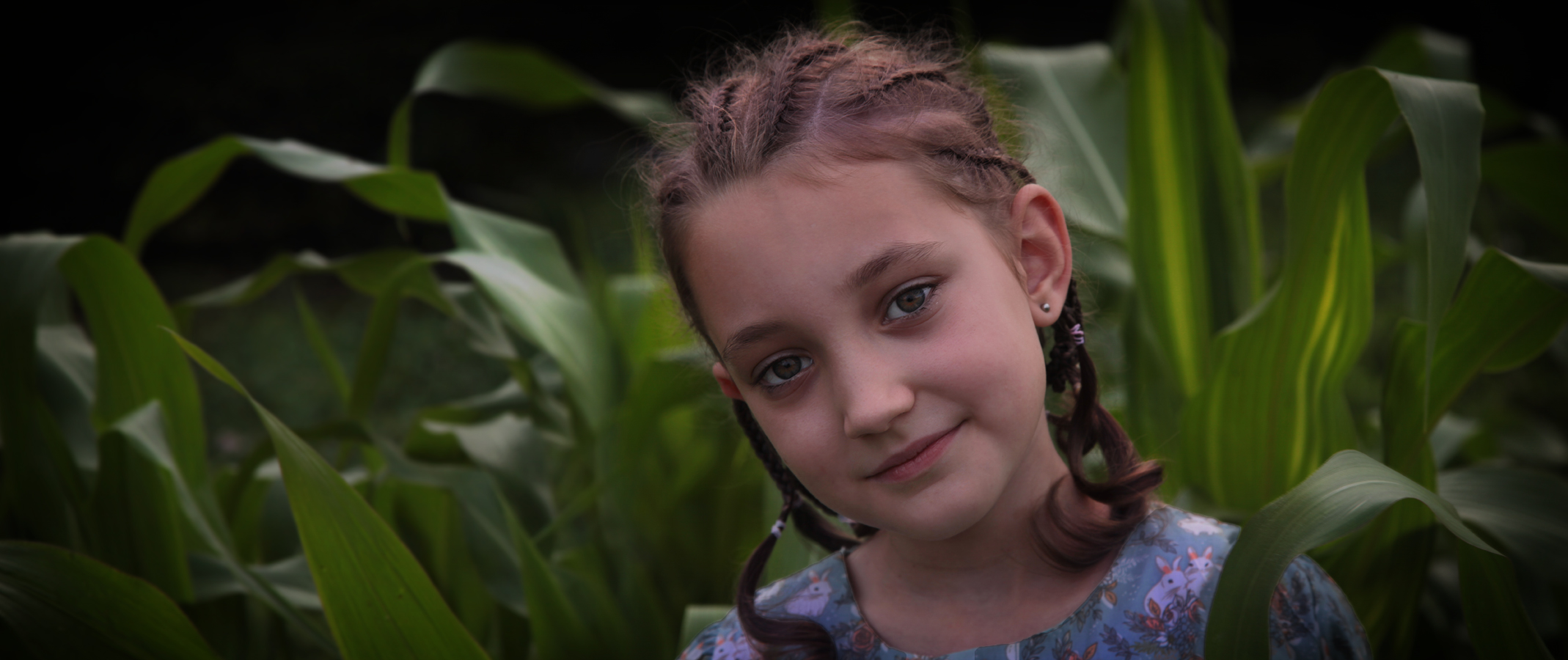 Детей ищите в кукурузе.