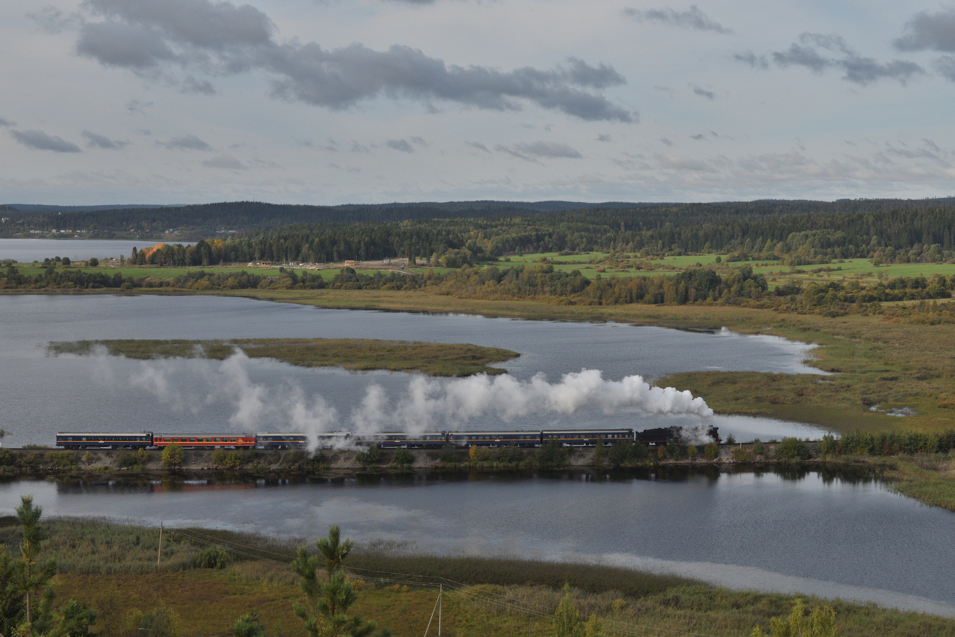 Карелия. Сортавала. Вид с горы Паасо