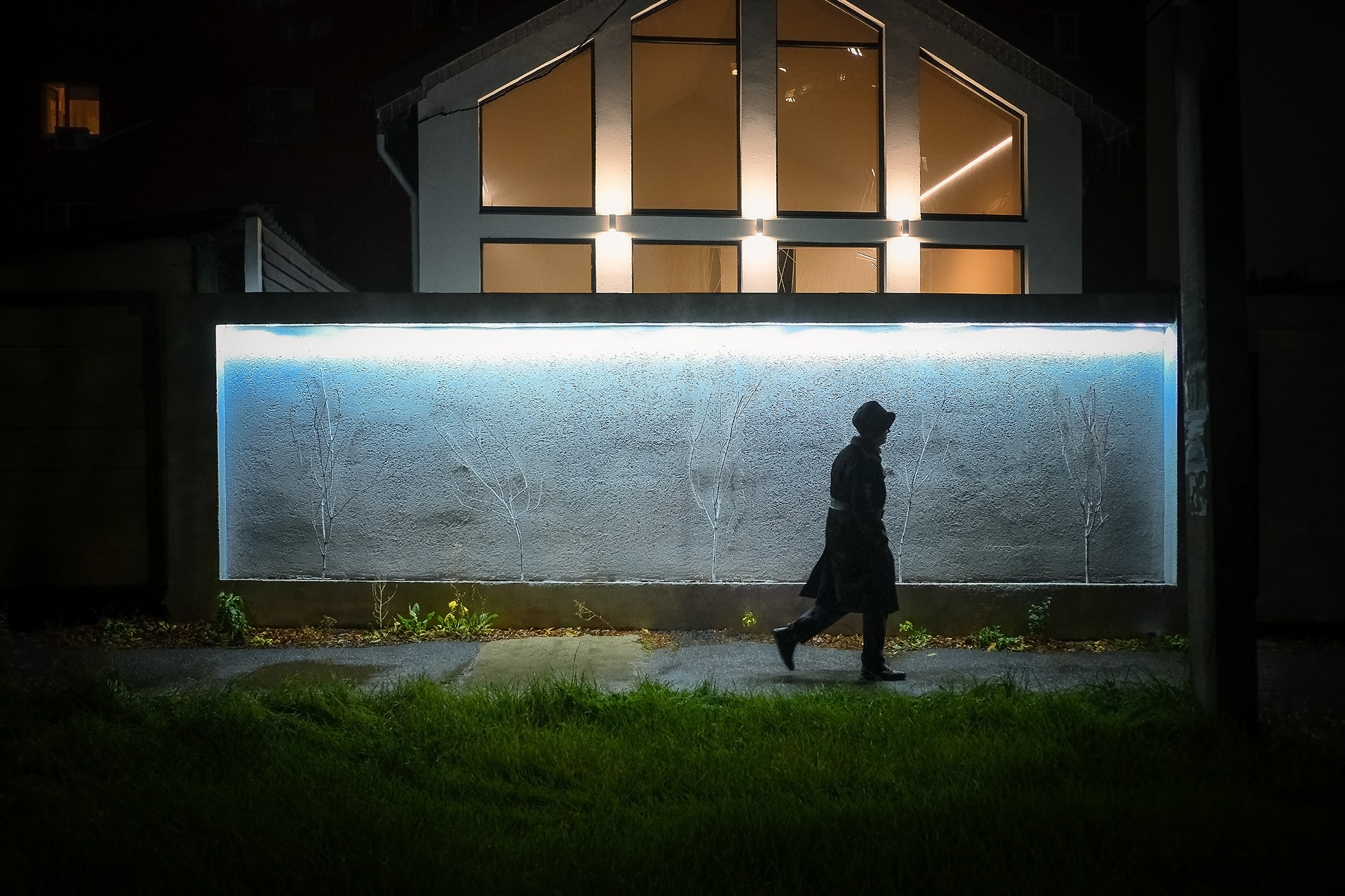 Ночь в городе N...