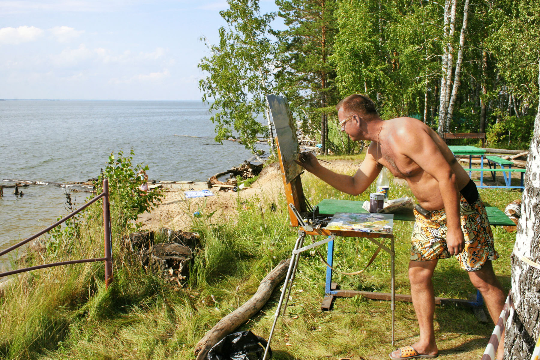 Художник на плэнере