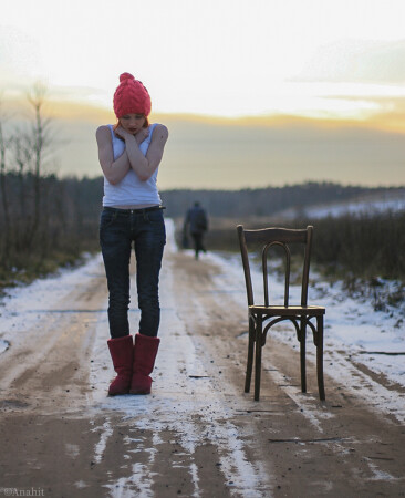 Холодно и он ушел...