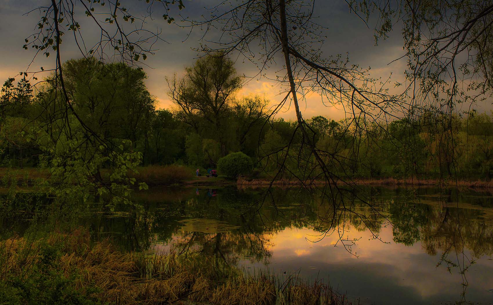 Отражение заката