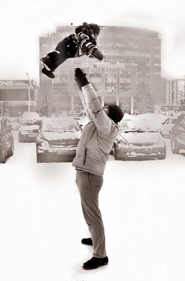 Твоя первая высота,сынок...