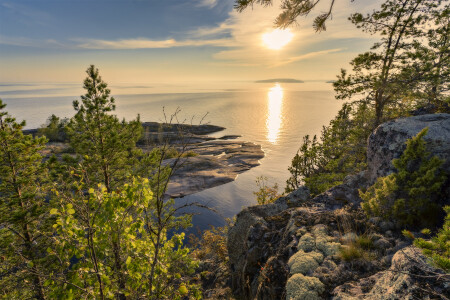 Вечер над Ладогой