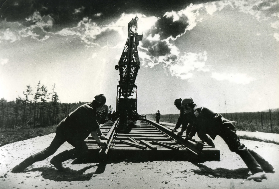  БАМ. Стройка железной дороги.