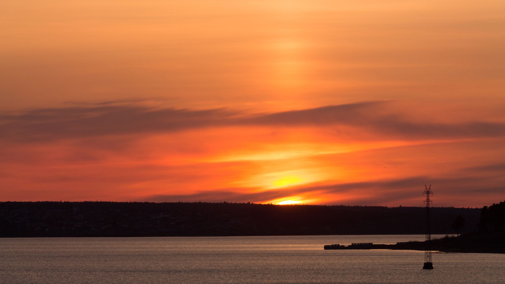 Красный закат