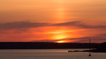 Красный закат