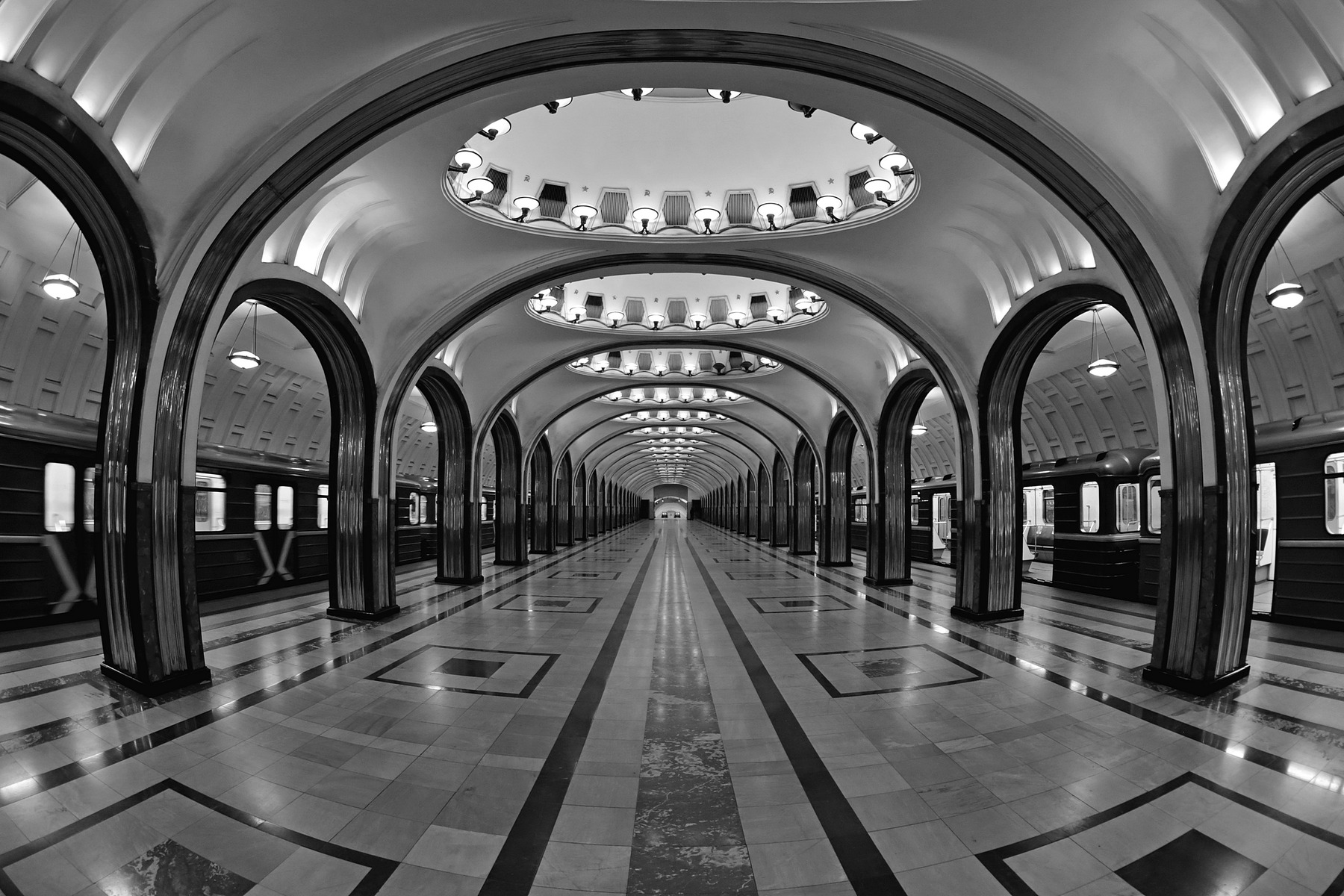 Московское метро. Маяковская 2