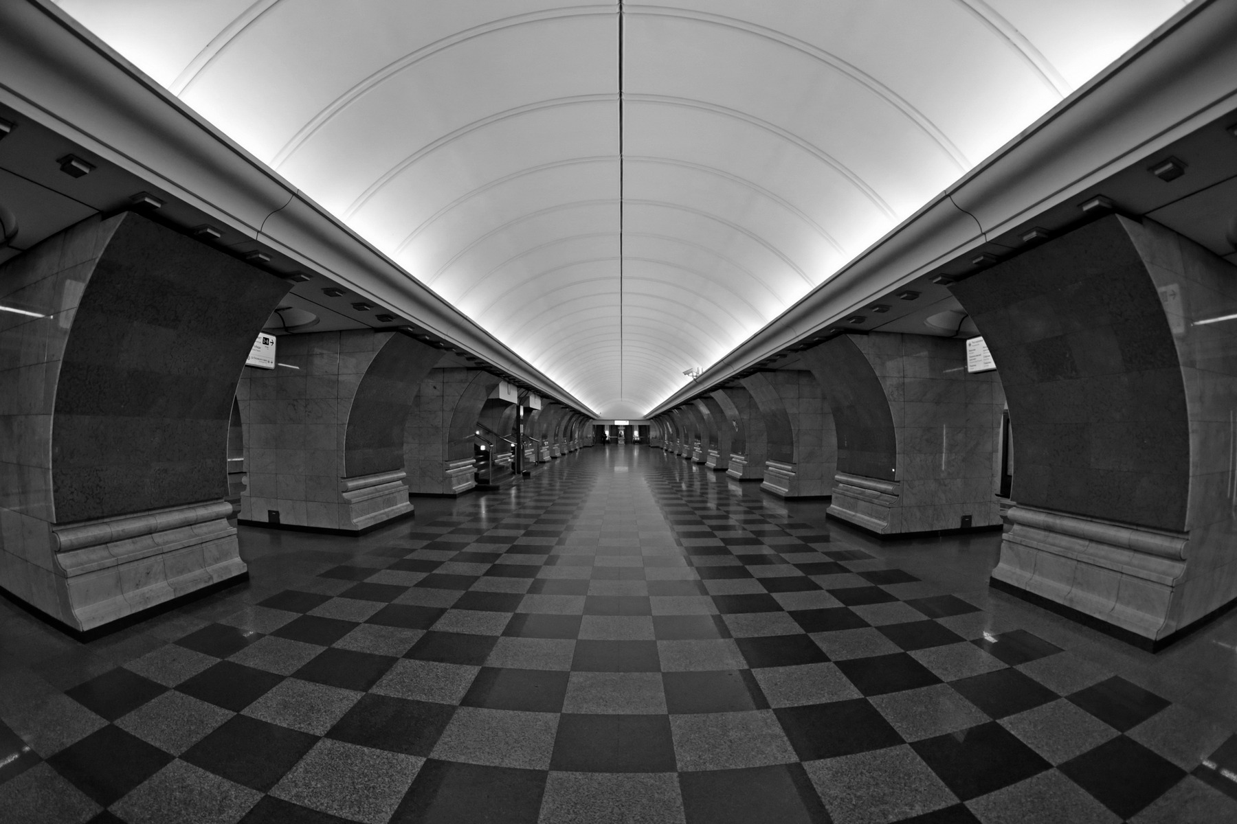 Московское метро. Парк Победы