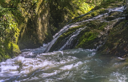  Абхазия Молочный водопад