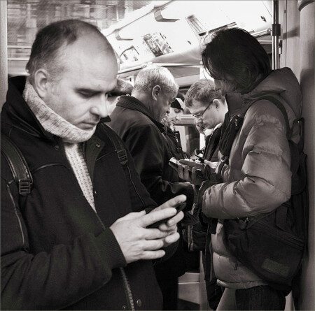 В тоннеле...