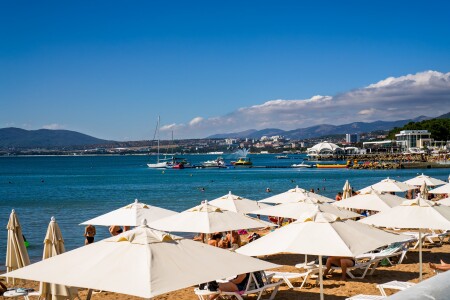 Геленджик.Пляж.